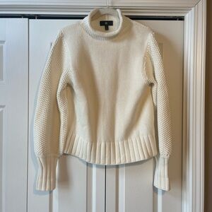 Banana Republic Cream Turtleneck Sweater